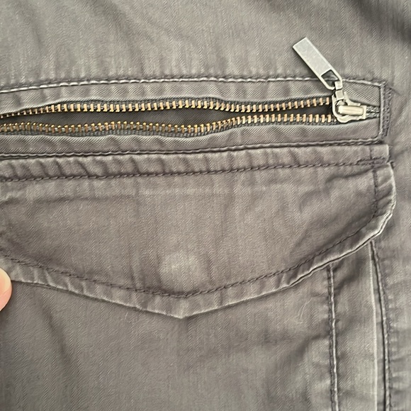 Horny Toad Flannel Lined Utility Jacket Coat Women’s Large Organic Cotton - Picture 3 of 16